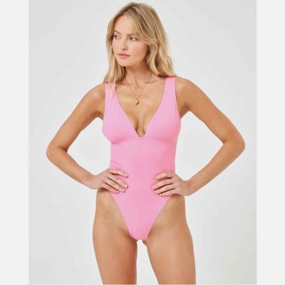 NWT l*space Guava Pink Katie’s One Piece Size XS - Picture 1 of 8
